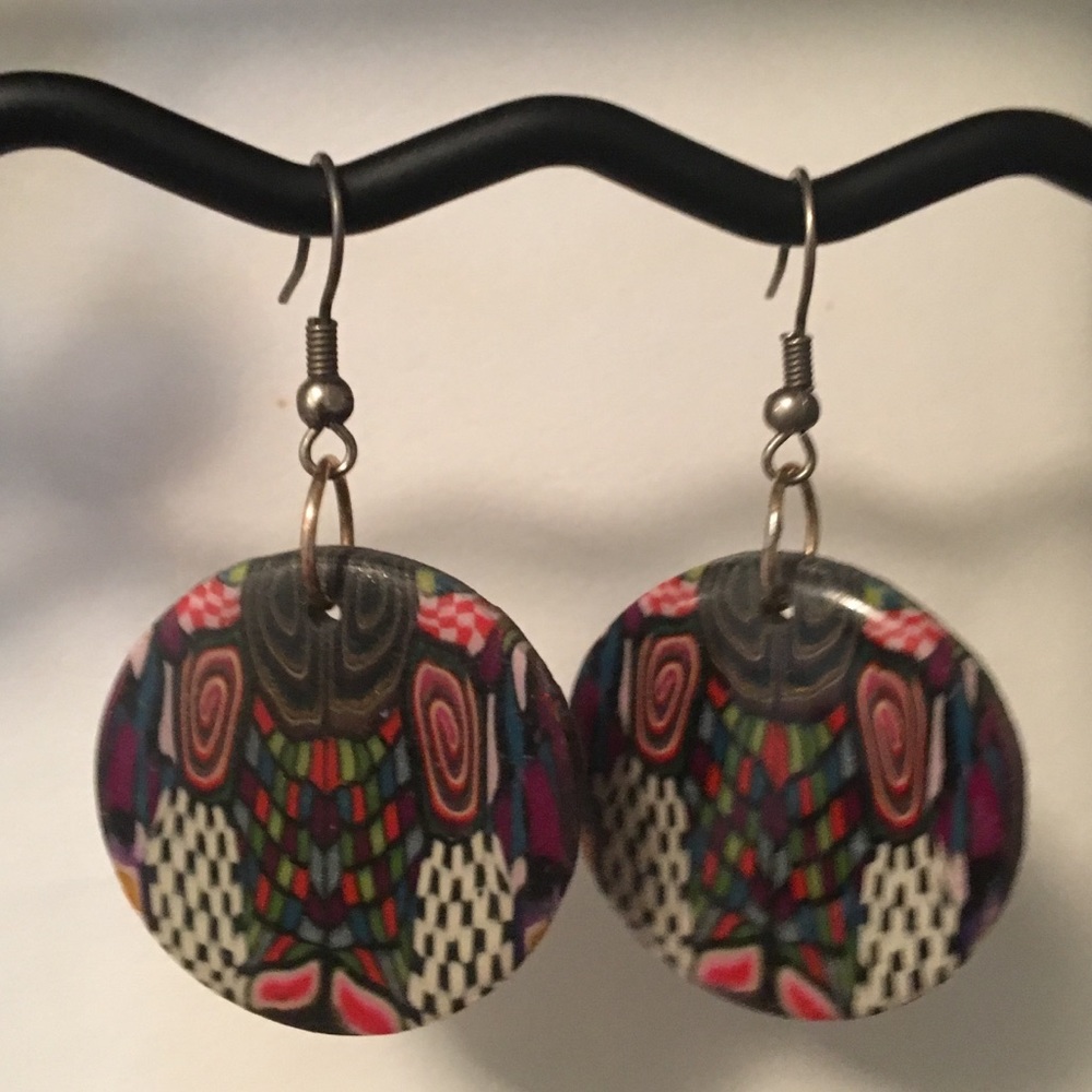 Hand crafted earrings- colorful